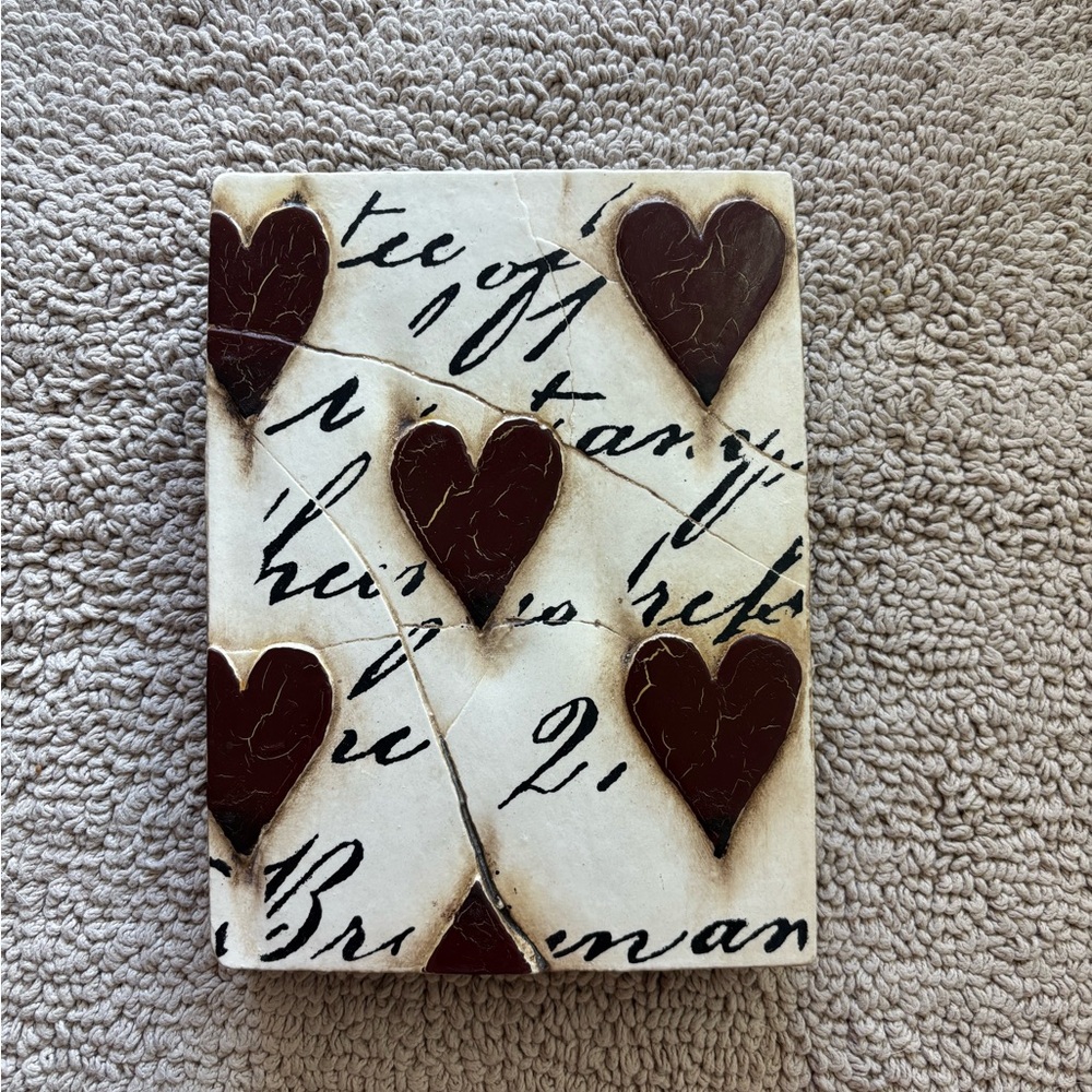 Sid Dickens T-01 Black Hearts With Script" RETIRED